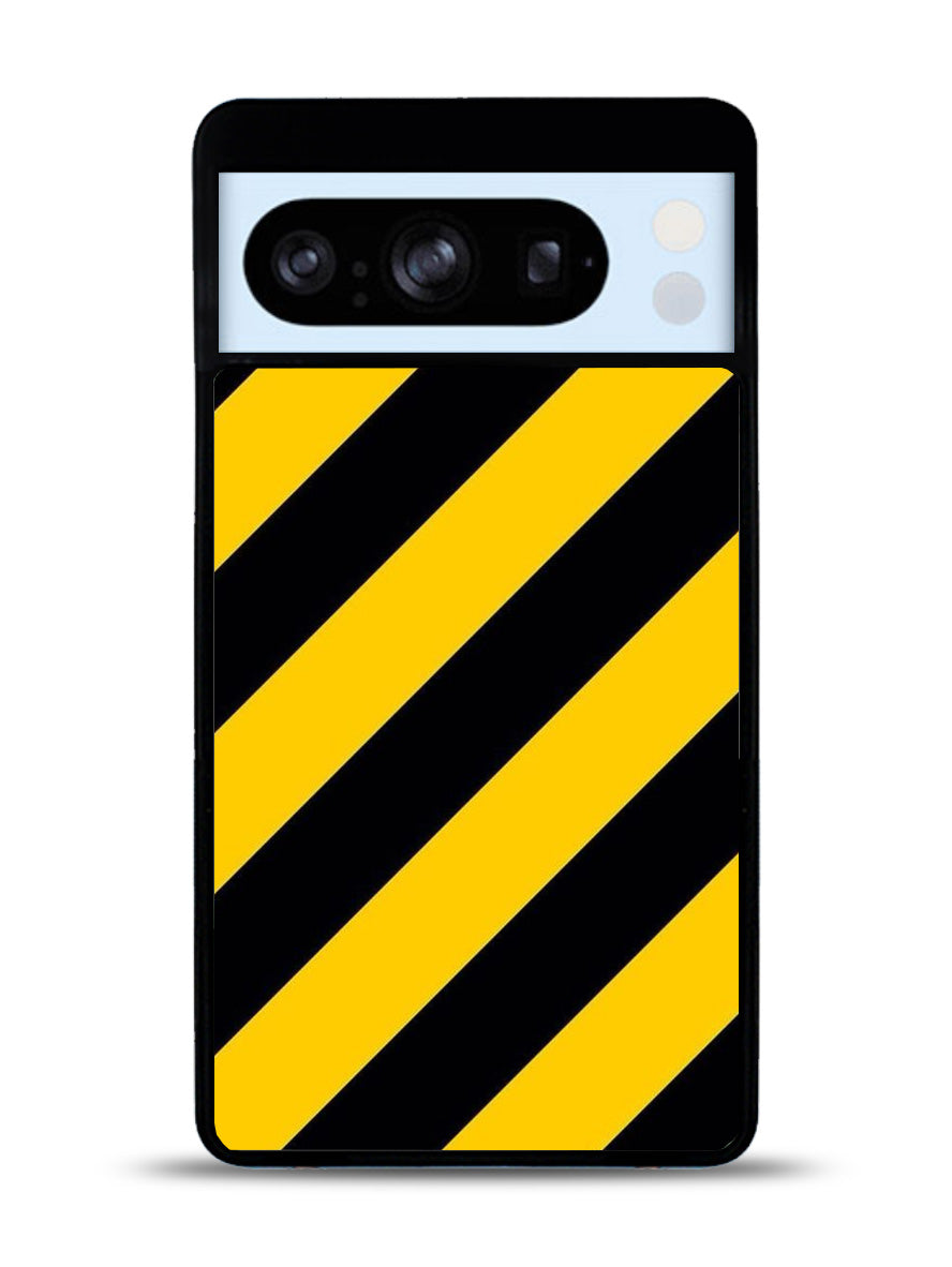 Black Yellow Google Pixel 8 Pro Case QC5974