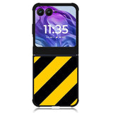 Black Yellow Motorola Moto Razr Plus 2024 , Moto Razr+ 2024 Case OV5974
