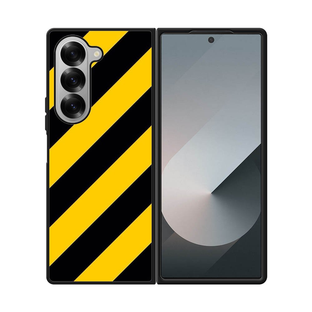 Black Yellow Samsung Galaxy Z Fold 7 5G Case OV5974