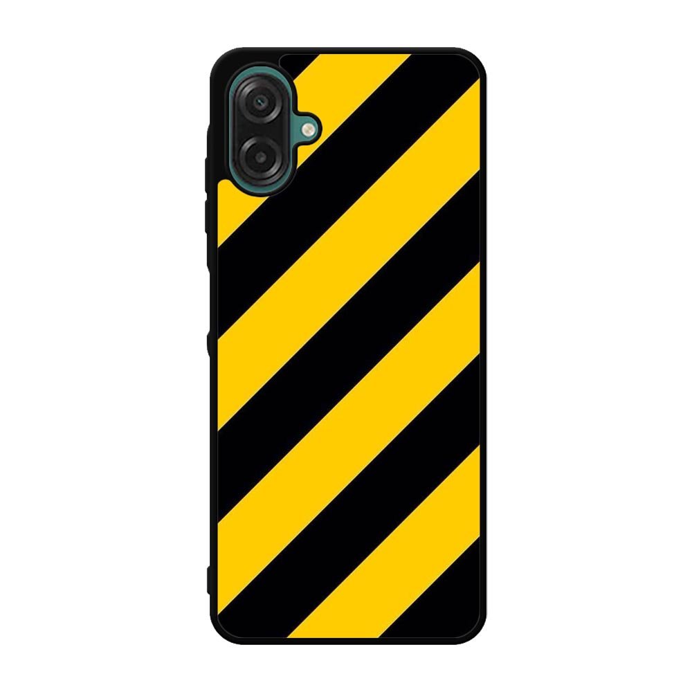 Black Yellow Samsung Galaxy A07 Case OV5974