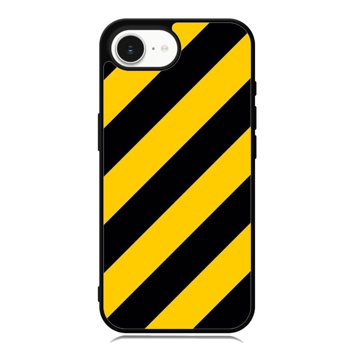 Black Yellow iPhone 16e Case OV5974