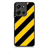 Black Yellow Motorola Moto G 5G 2025 Case OV5974