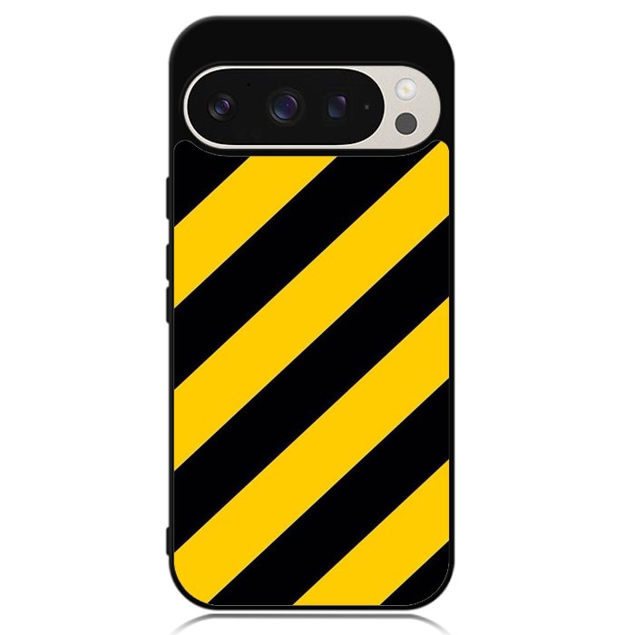 Black Yellow Google Pixel 9 Pro XL Case OV5974