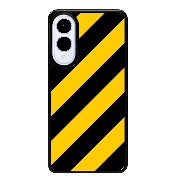 Black Yellow Samsung Galaxy S25 Edge 5G Case OV5974