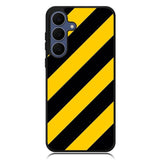 Black Yellow Samsung Galaxy S25 FE Case OV5974