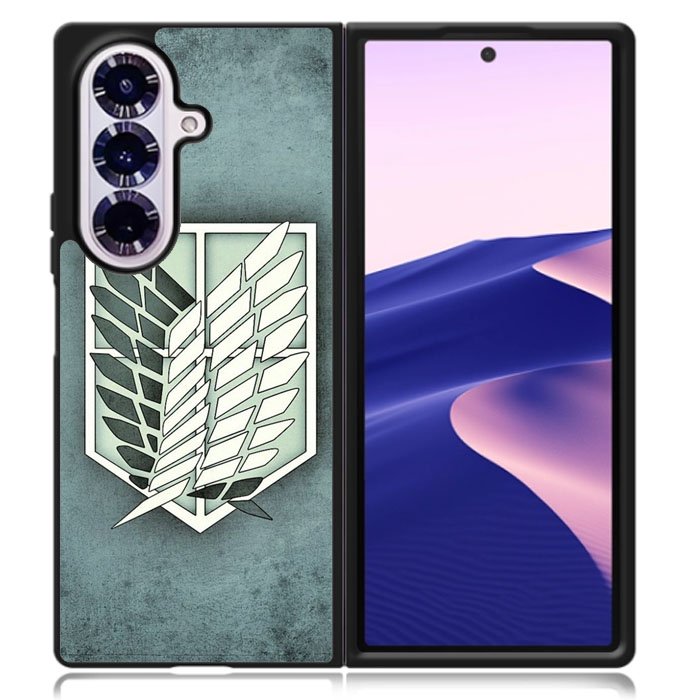 attack on titan Logo Samsung Galaxy Z Fold 7 Case OV3930