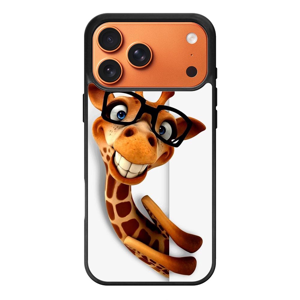 Funny Giraffe iPhone 17 Pro Case QC4900