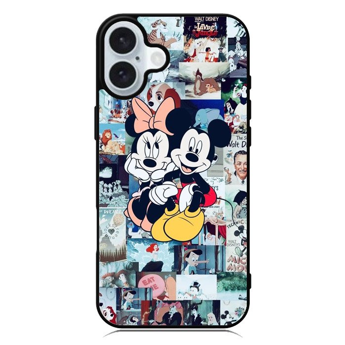 Mickey Minnie iPhone 16 Case QC5845