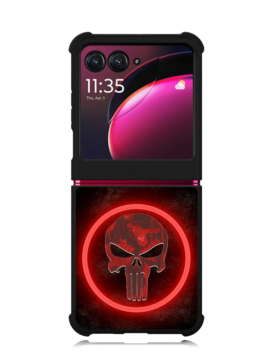 Punisher Red Motorola Moto Razr Plus 2023 , Moto Razr+ 2023 Case OV5798