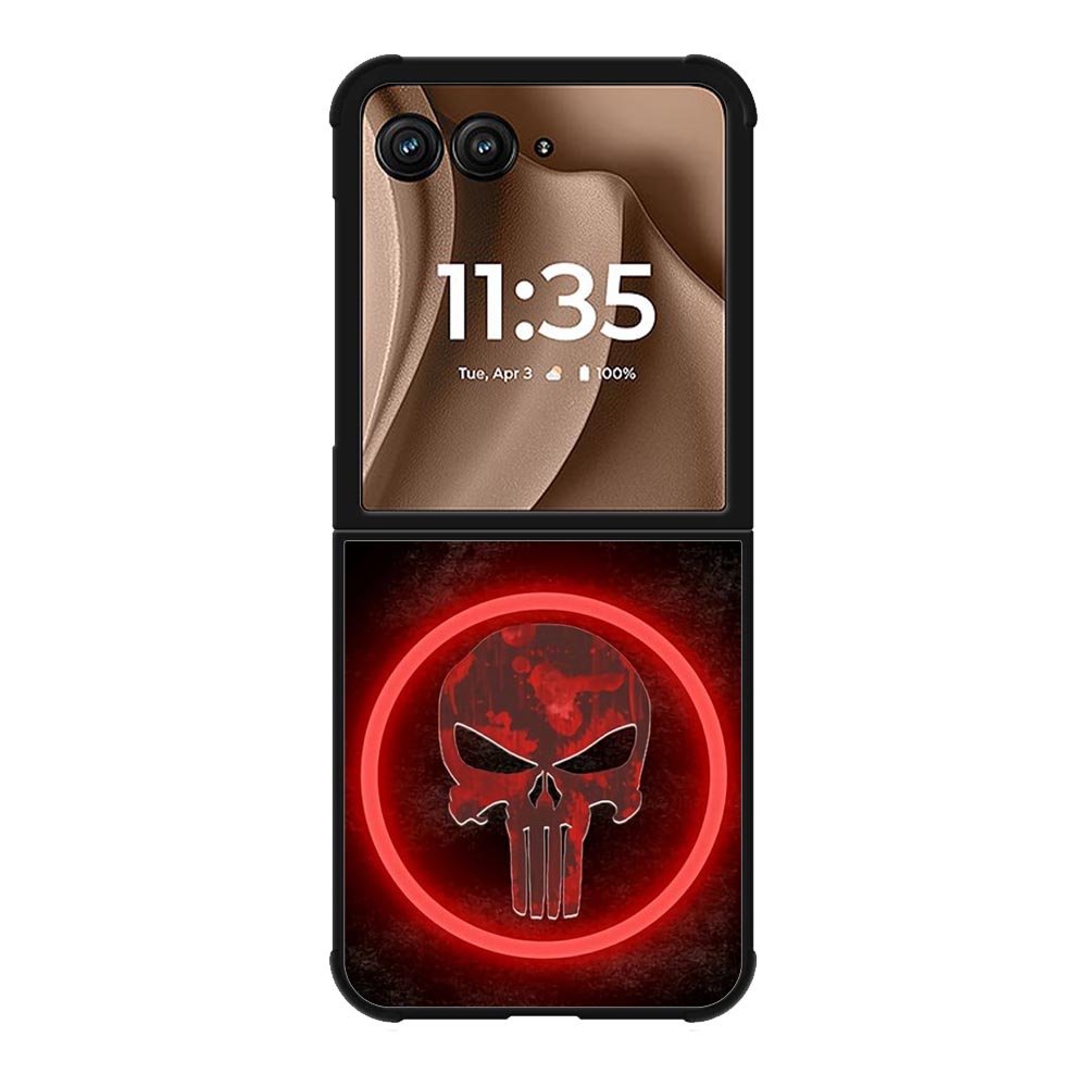 Punisher Red Motorola Moto RAZR Plus 2025 Case OV5798