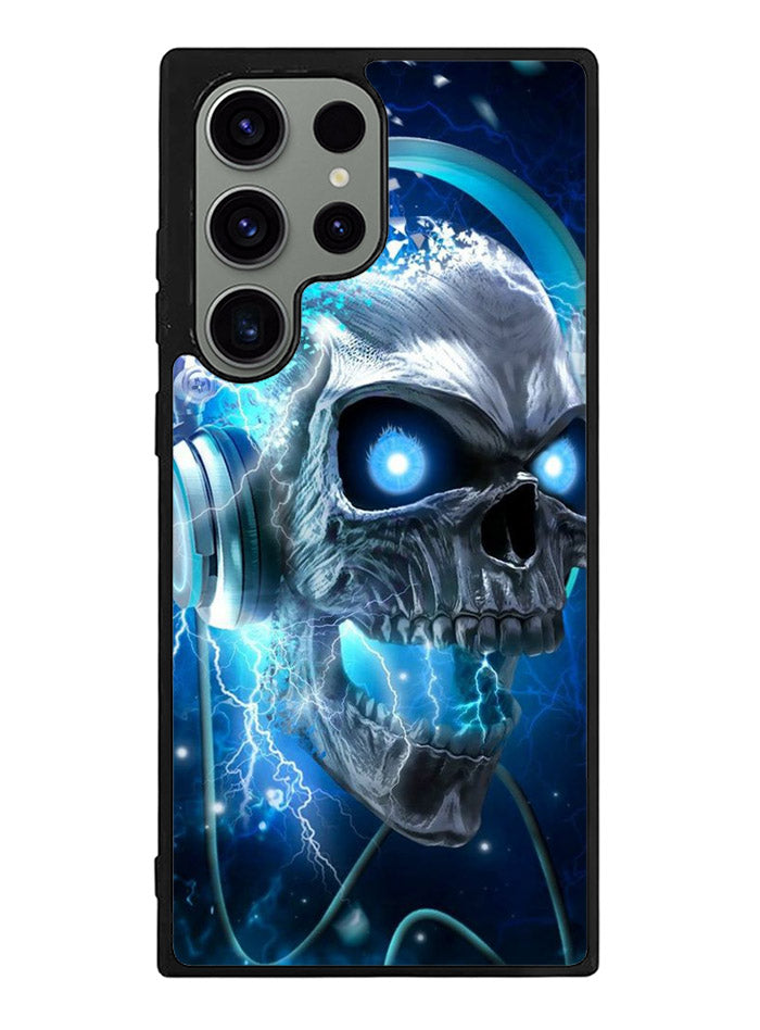 Skull Blue Samsung Galaxy S23 Ultra 5G Case
