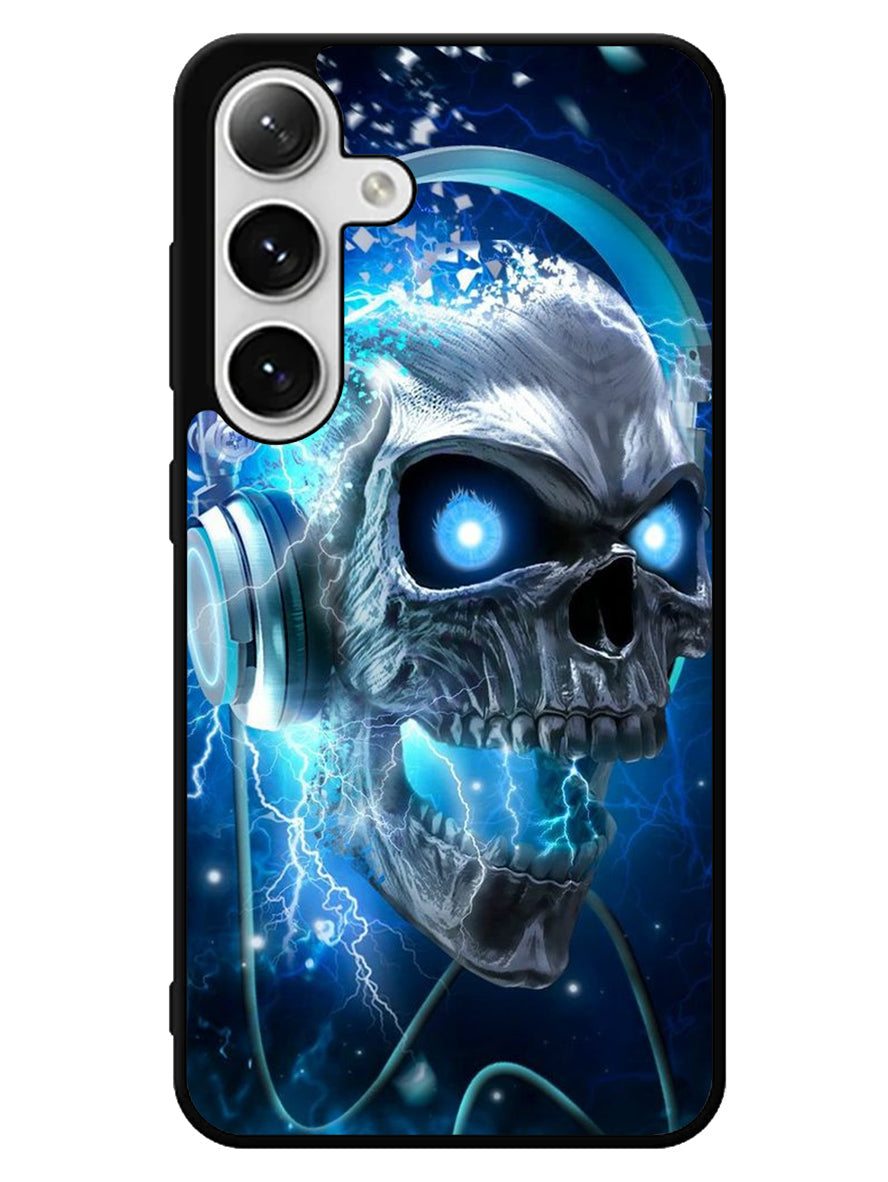 Skull Blue Samsung Galaxy S25 5G Case