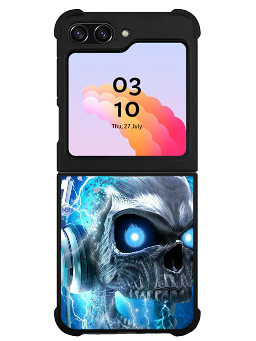 Skull Blue Samsung Galaxy Z Flip 5 5G 2023 Case