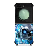 Skull Blue Samsung Galaxy Z Flip 6 Case
