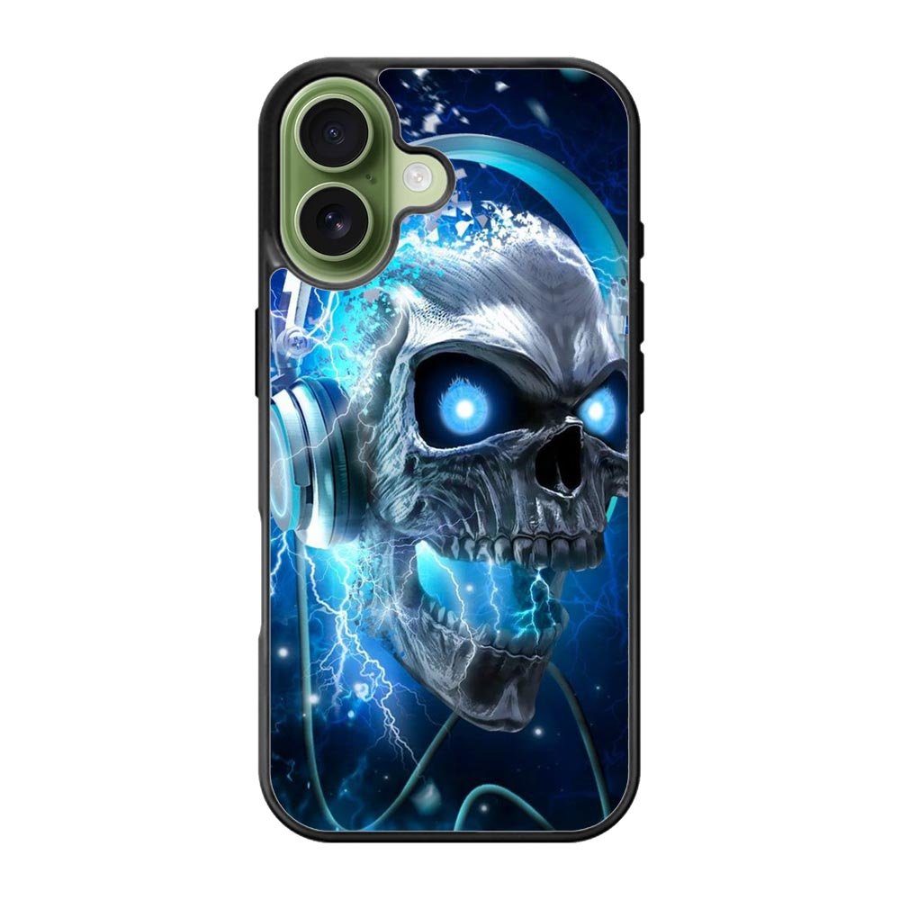 Skull Blue iPhone 17 Case