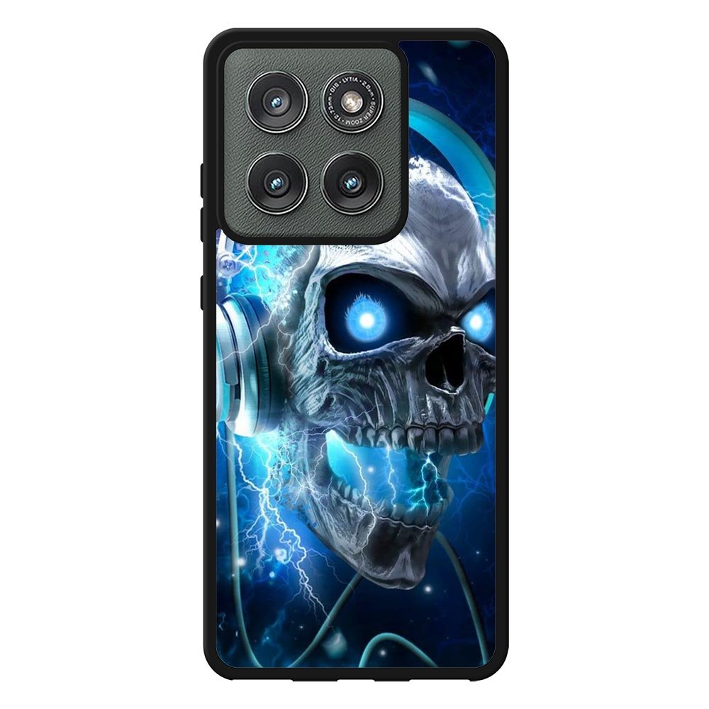 Skull Blue Motorola Moto Edge 2025 Case