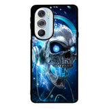 Skull Blue Motorola Moto Edge 2022 Case