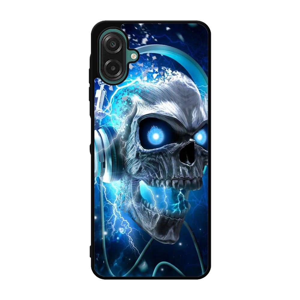 Skull Blue Samsung Galaxy A07 Case