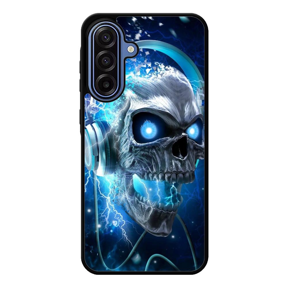 Skull Blue Samsung Galaxy A17 Case