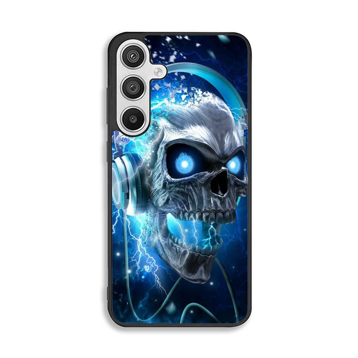 Skull Blue Samsung Galaxy A26 Case OV8060