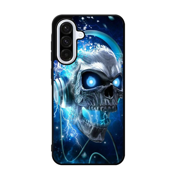 Skull Blue Samsung Galaxy A36 Case OV3912