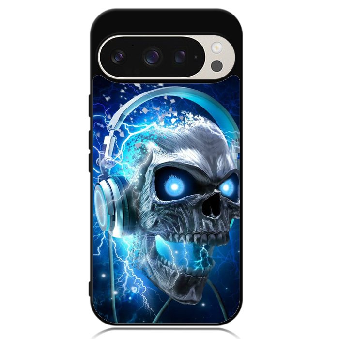 Skull Blue Google Pixel 9 Pro XL Case
