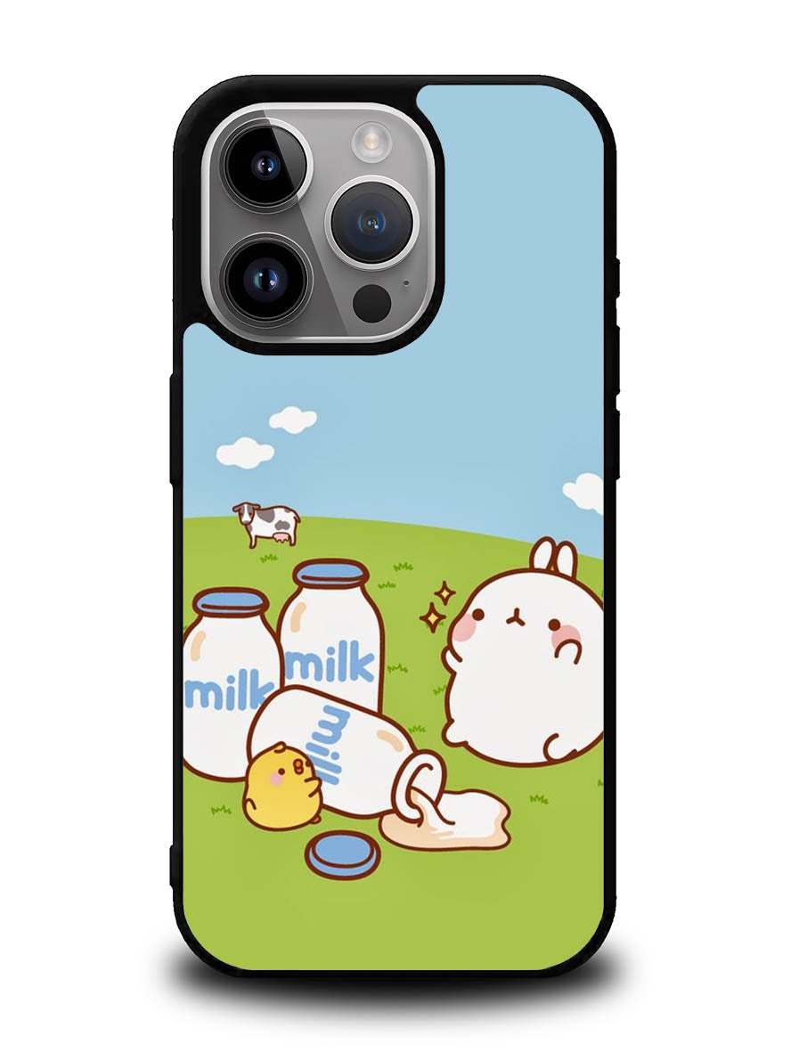 Molang Coon Milk iPhone 16 Pro Max Case OV5836