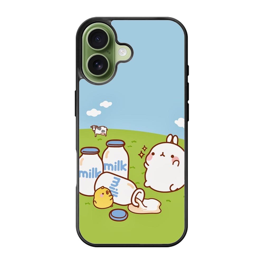 Molang Coon Milk iPhone 17 Case OV5836