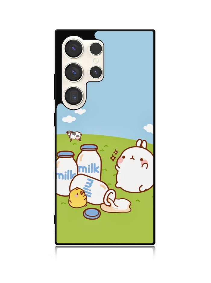 Molang Coon Milk Samsung Galaxy S23 Ultra 5G Case QC5836