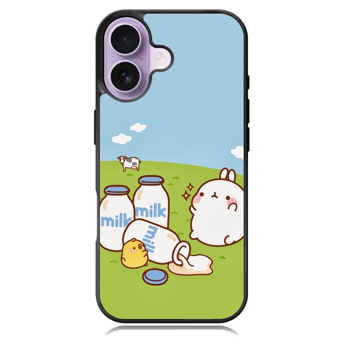 Molang Coon Milk iPhone 17 Case OV5836