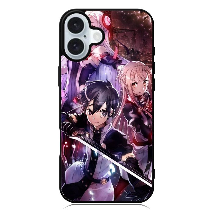 Kirito Asuna Asukij iPhone 16 Case QC3600