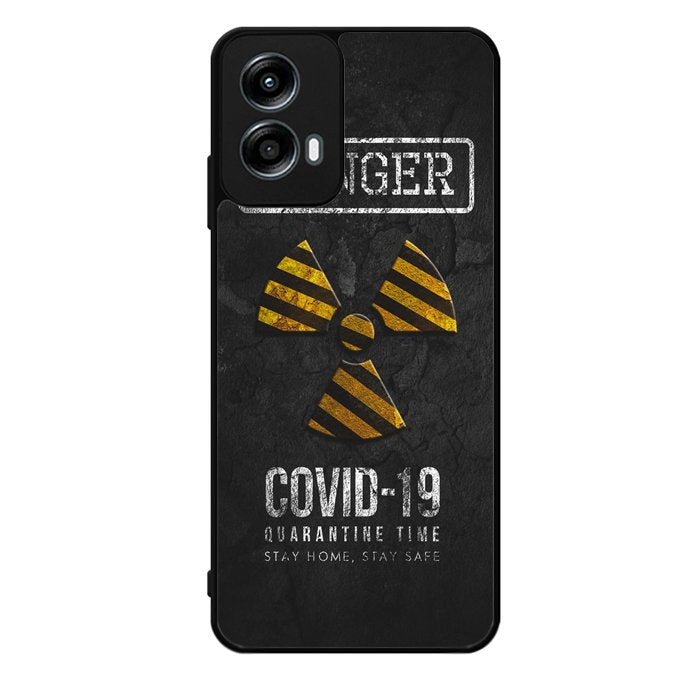 Danger Covid 19 Motorola Moto G Play 2024 Case OV6132