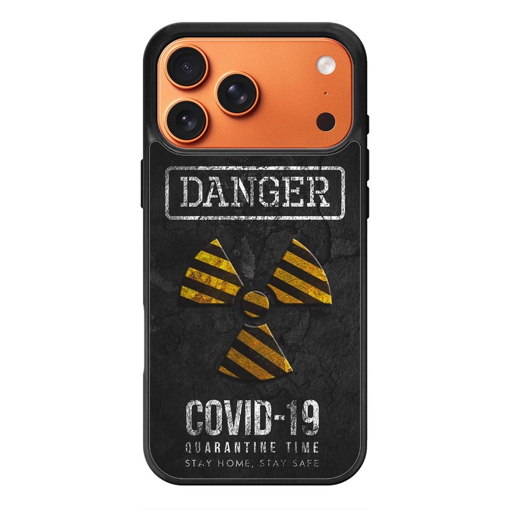 Danger Covid 19 iPhone 17 Pro Case QC6132