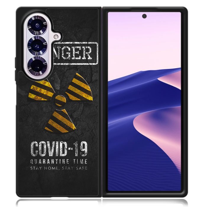 Danger Covid 19 Samsung Galaxy Z Fold 7 Case OV6132