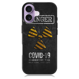 Danger Covid 19 iPhone 17 Case OV6132