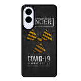 Danger Covid 19 Samsung Galaxy S25 Edge 5G Case OV6132