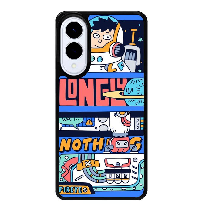 Astronaut Lonely Samsung Galaxy S25 Edge 5G Case OV3887