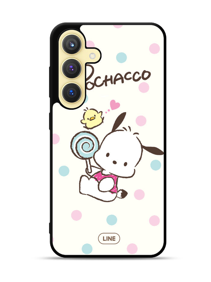 Pochacco Line Samsung Galaxy S25 Plus 5G , Samsung Galaxy S25+ 5G Case OV2821