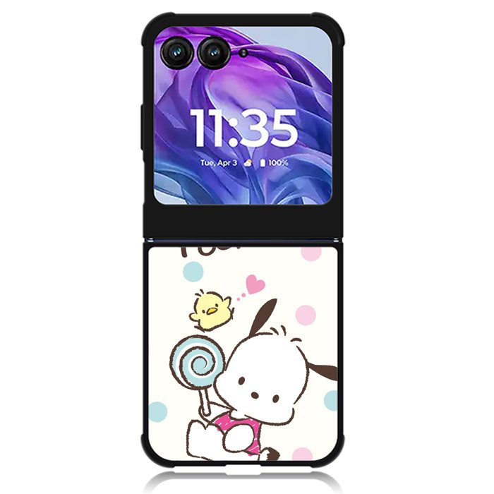 Pochacco Line Motorola Moto Razr Plus 2024 , Moto Razr+ 2024 Case OV2821