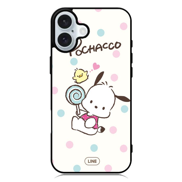 Pochacco Line iPhone 16 Case QC2821