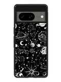 Black Galaxy Google Pixel 8A Case QC4162