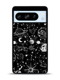 Black Galaxy Google Pixel 8 Pro Case QC4162