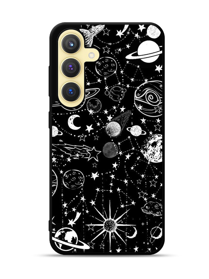 Black Galaxy Samsung Galaxy S25 Plus 5G , Samsung Galaxy S25+ 5G Case OV4162