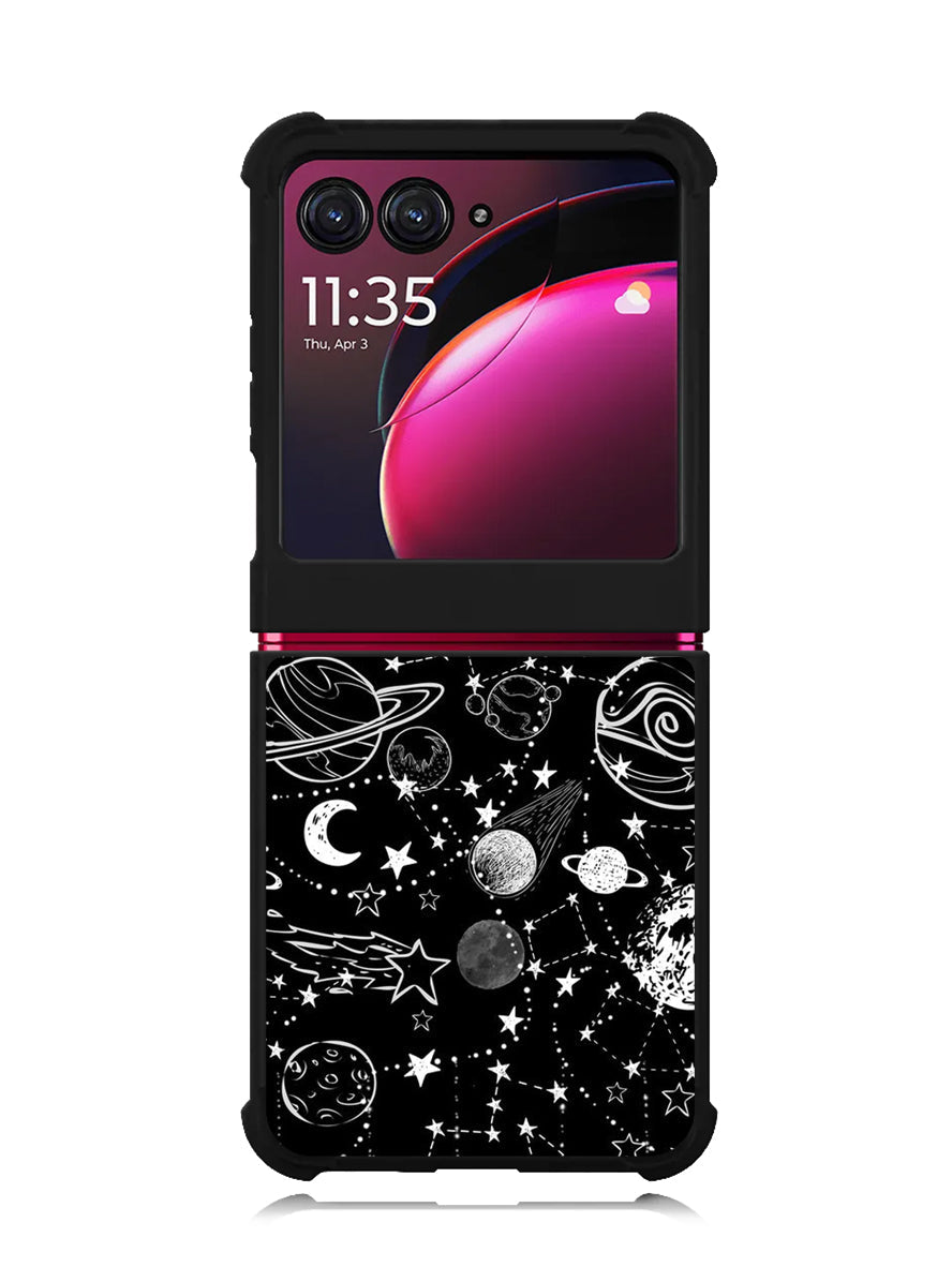 Black Galaxy Motorola Moto Razr Plus 2023 , Moto Razr+ 2023 Case OV4162