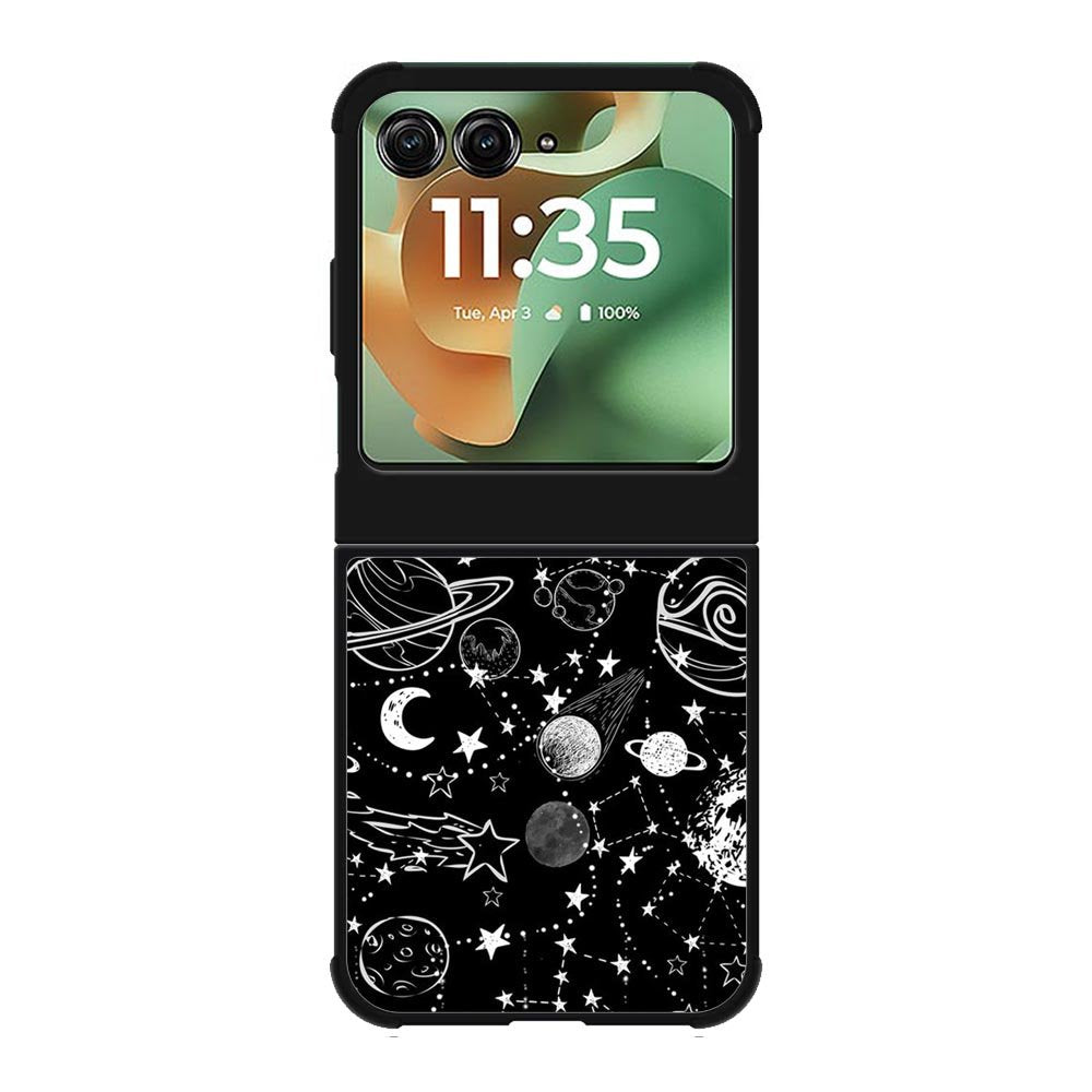 Black Galaxy Motorola Moto RAZR 2025 Case OV4162