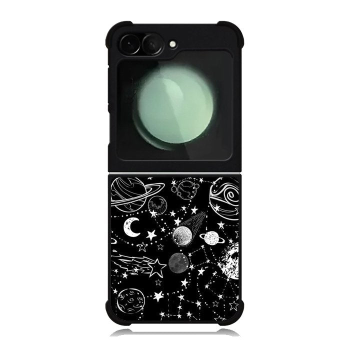 Black Galaxy Samsung Galaxy Z Flip 6 5G 2024 Case OV4162