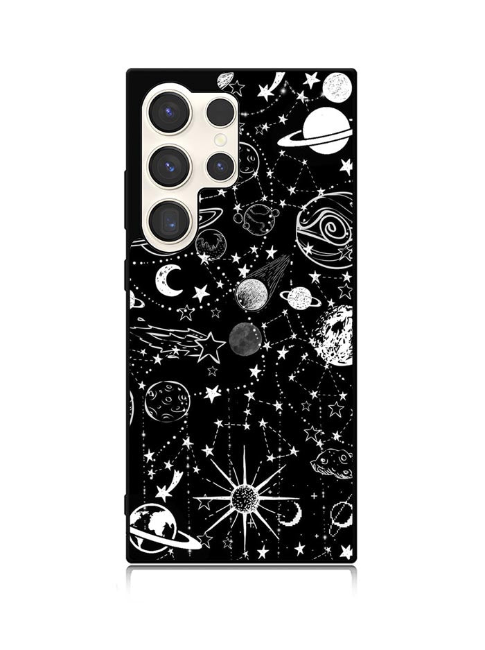 Black Galaxy Samsung Galaxy S23 Ultra 5G Case QC4162