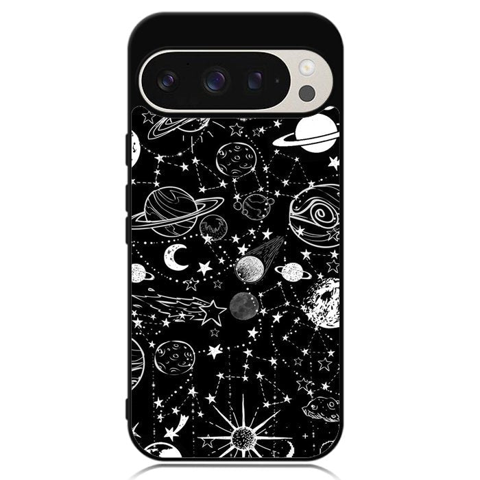 Black Galaxy Google Pixel 9 Pro XL Case OV4162