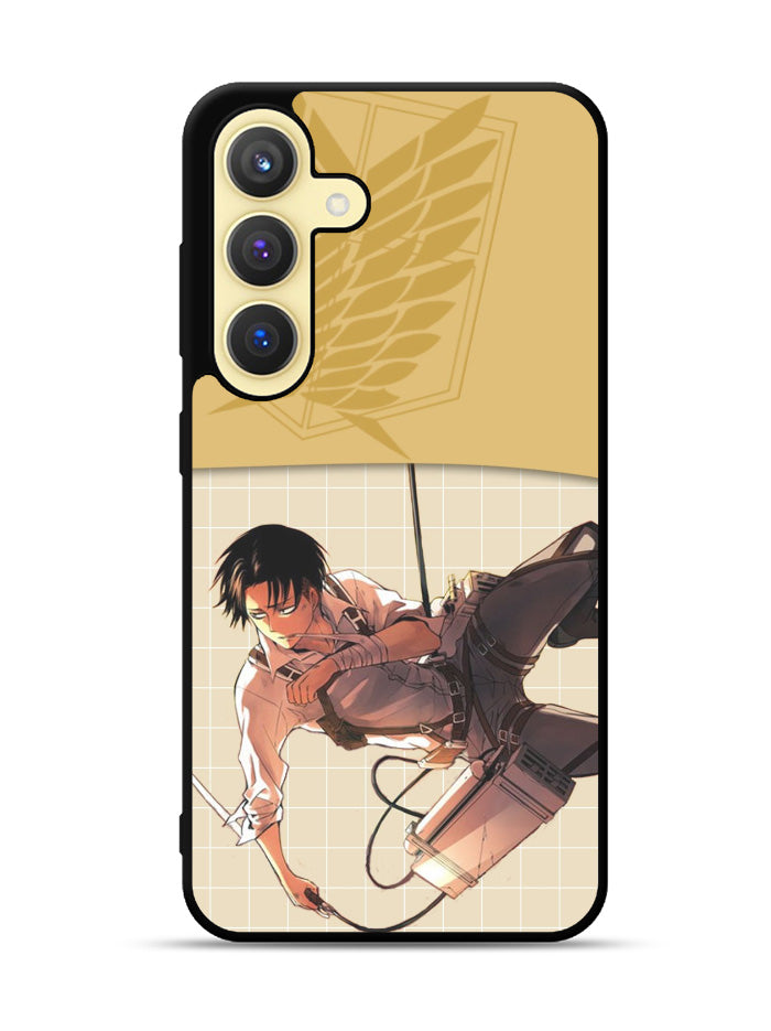 AOT Levi Ackerman Samsung Galaxy S25 Plus 5G , Samsung Galaxy S25+ 5G Case OV3845
