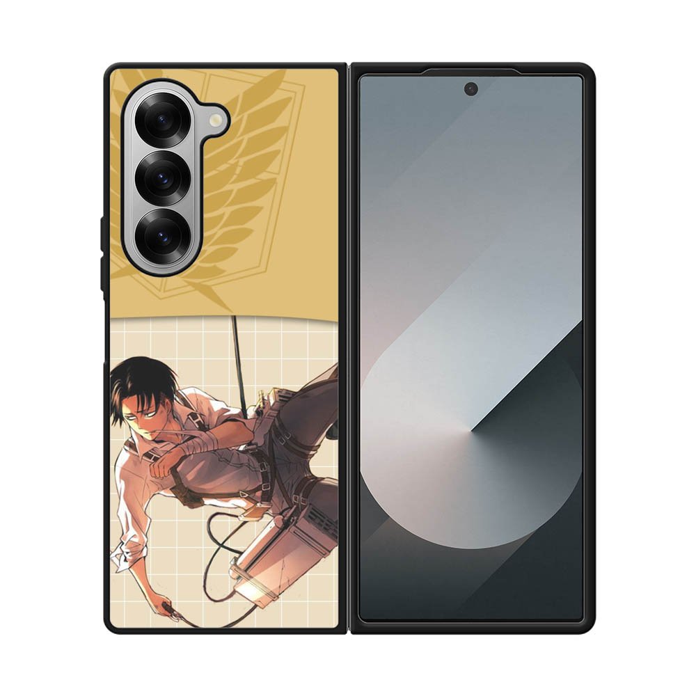 AOT Levi Ackerman Samsung Galaxy Z Fold 7 5G Case OV3845